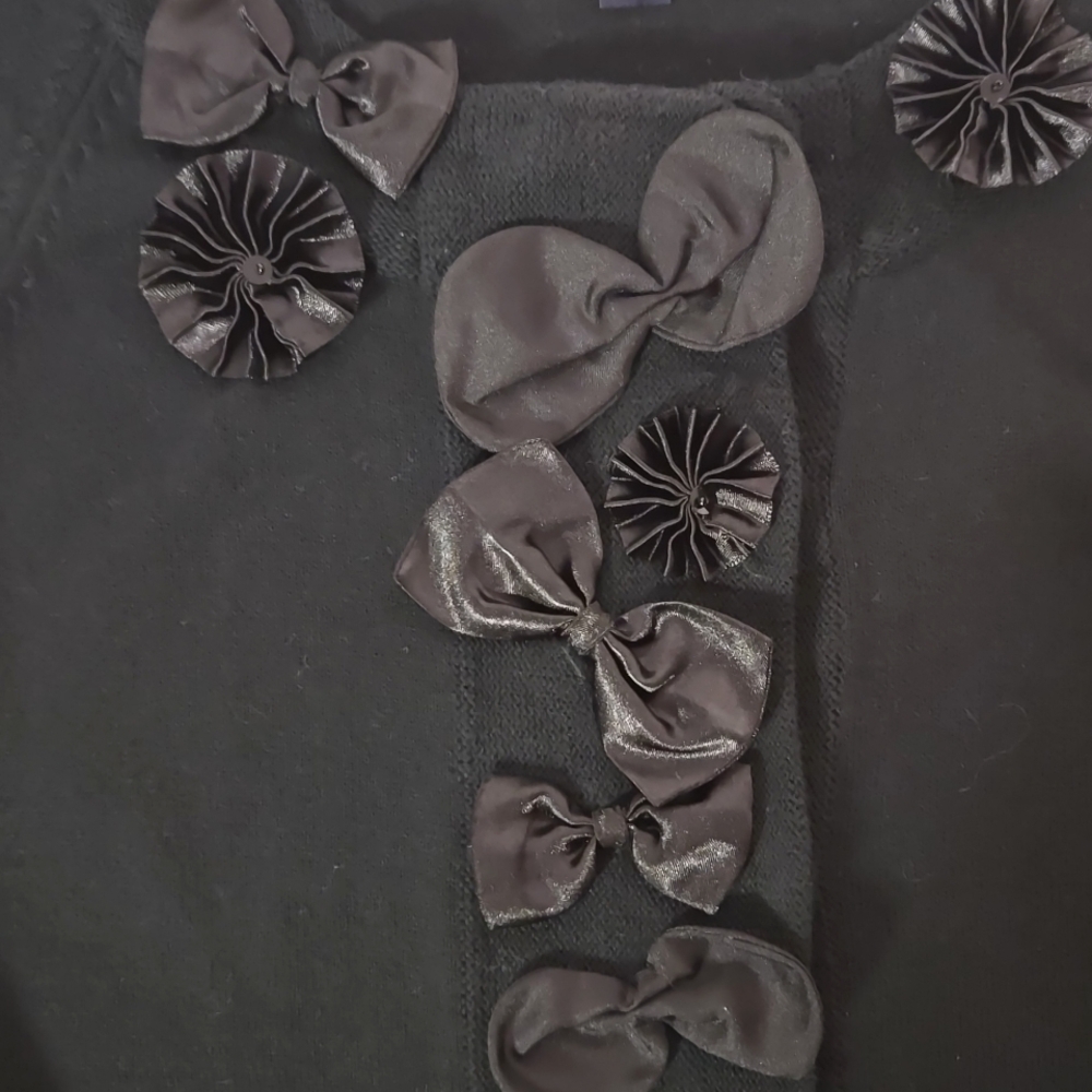Chadwicks Bow Accent Cardigan - Picture 6 of 10